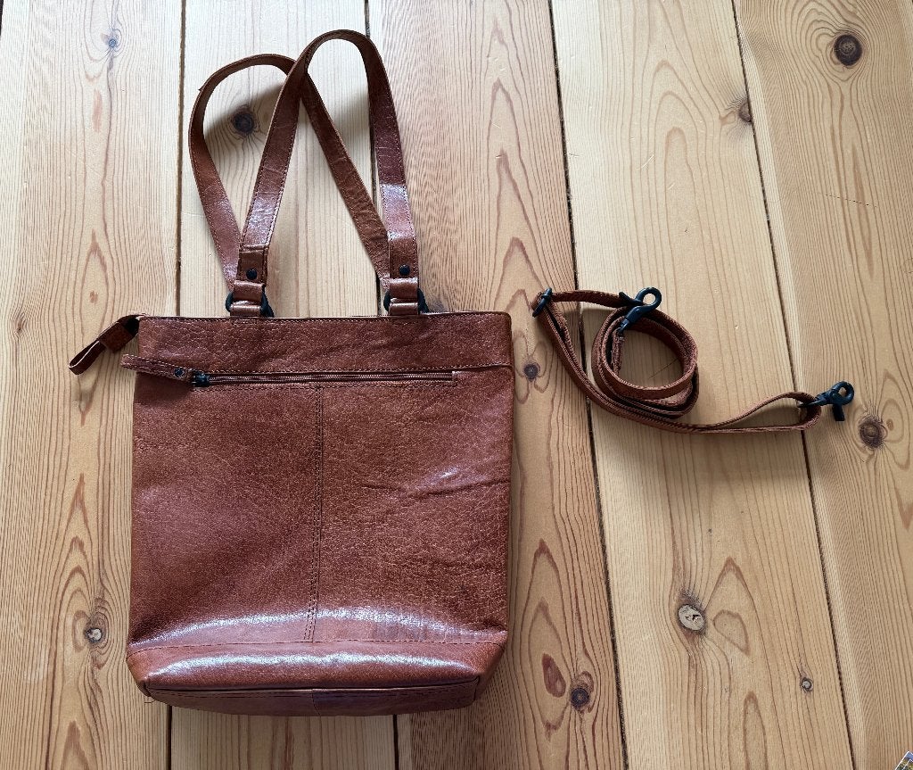 Spikes & Sparrow Tas / Shopper - Bruin Cognac Leer - Nieuw, Ophalen of Verzenden, Nieuw, Bruin, Handtas