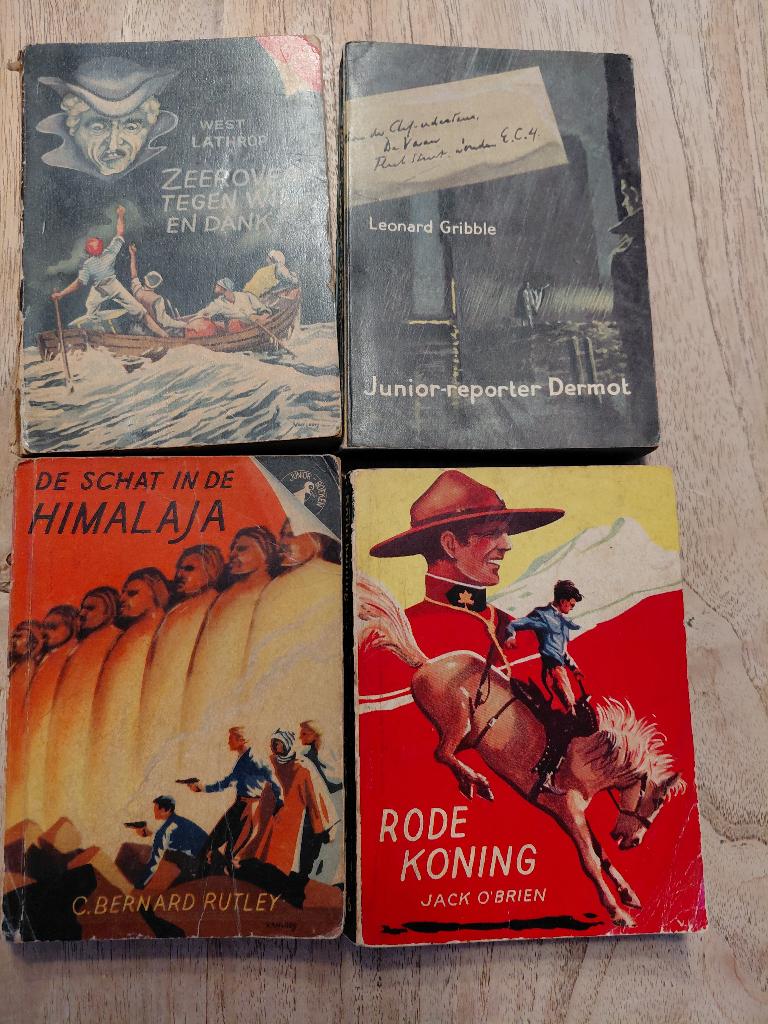 4 Junior jongensboeken nrs 26, 38, 69, 96., Boeken, Gelezen, Verzenden, Nederland, Diverse schrijvers