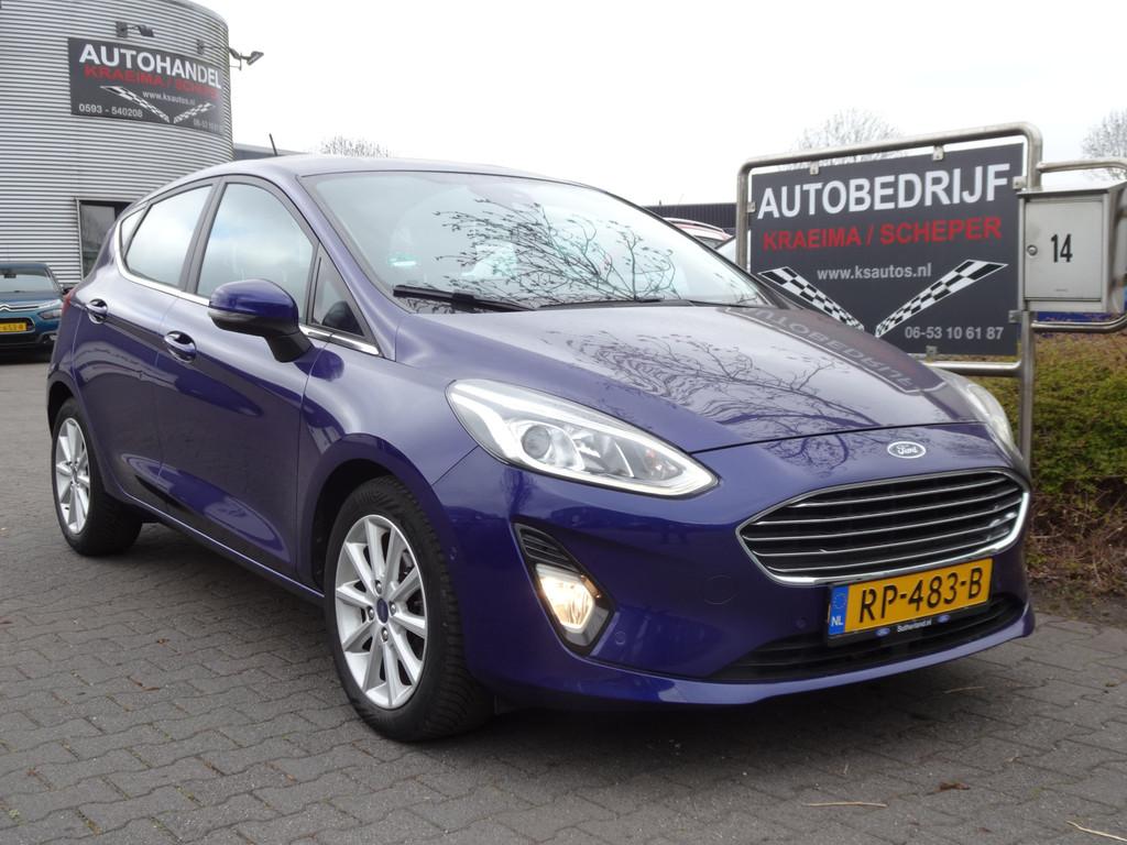Ford Fiesta 1.0 EcoBoost Titanium (bj 2018), Voorwielaandrijving, Gebruikt, Euro 6, 580 kg