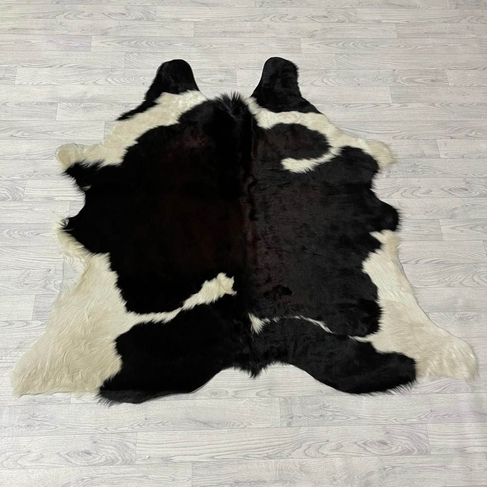 Koeienhuid bruin zwart wit 155x165cm | Lederstore, Landelijk, modern, Scandinavisch, industrieel, 150 tot 200 cm, Nieuw, 150 tot 200 cm