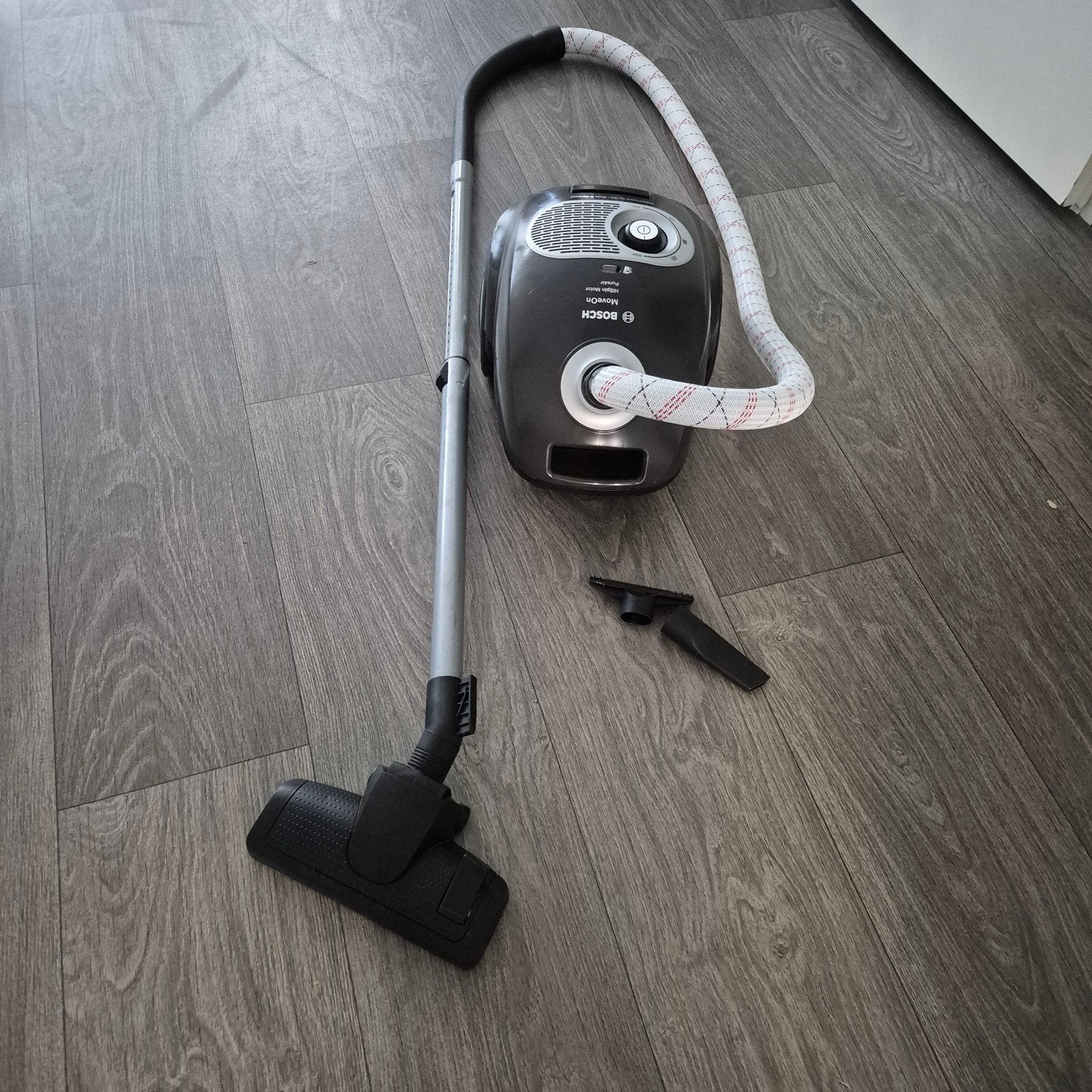 Super BOSCH MoveOn Hispin Motor Stofzuiger met nieuw Stofzak, Witgoed en Apparatuur, Bosch, Zo goed als nieuw, Industriële stofzuiger