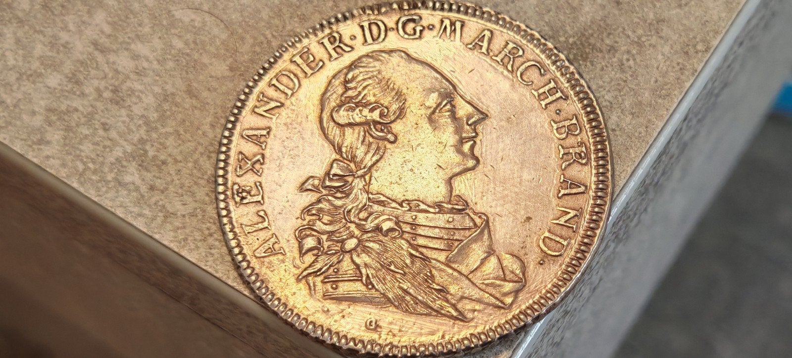 Thaler 'RARE' Brandenburg-Ansbach Konventionstaler 1780S, Ophalen of Verzenden, Duitsland, Losse munt, Zilver