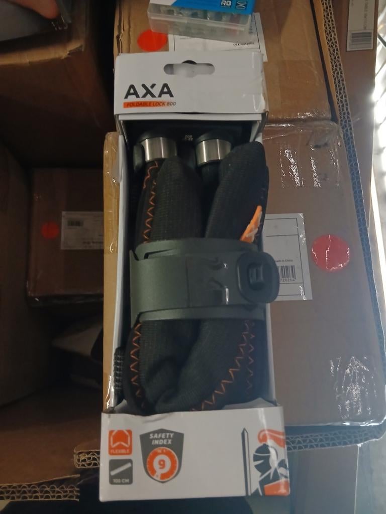 AXA Vouwslot 800 - Veiligheid en Gemak voor uw Fiets, Ophalen, Nieuw, Vouwslot