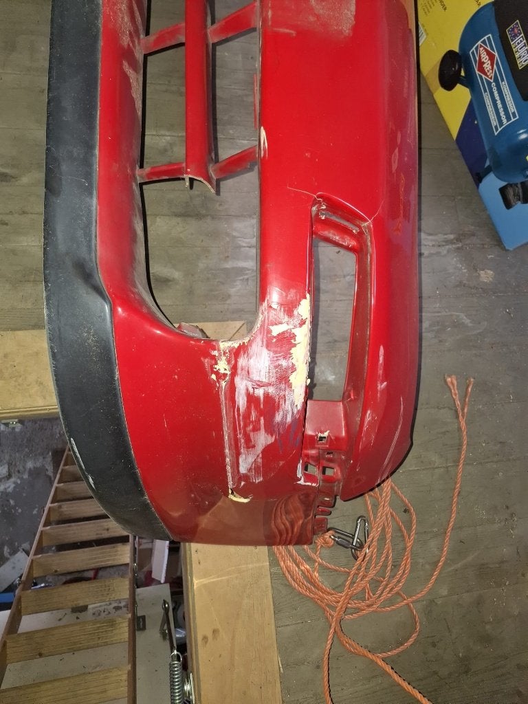 Beschadigde bumper Toyota MR2, Ophalen, Gebruikt, Voor, Toyota