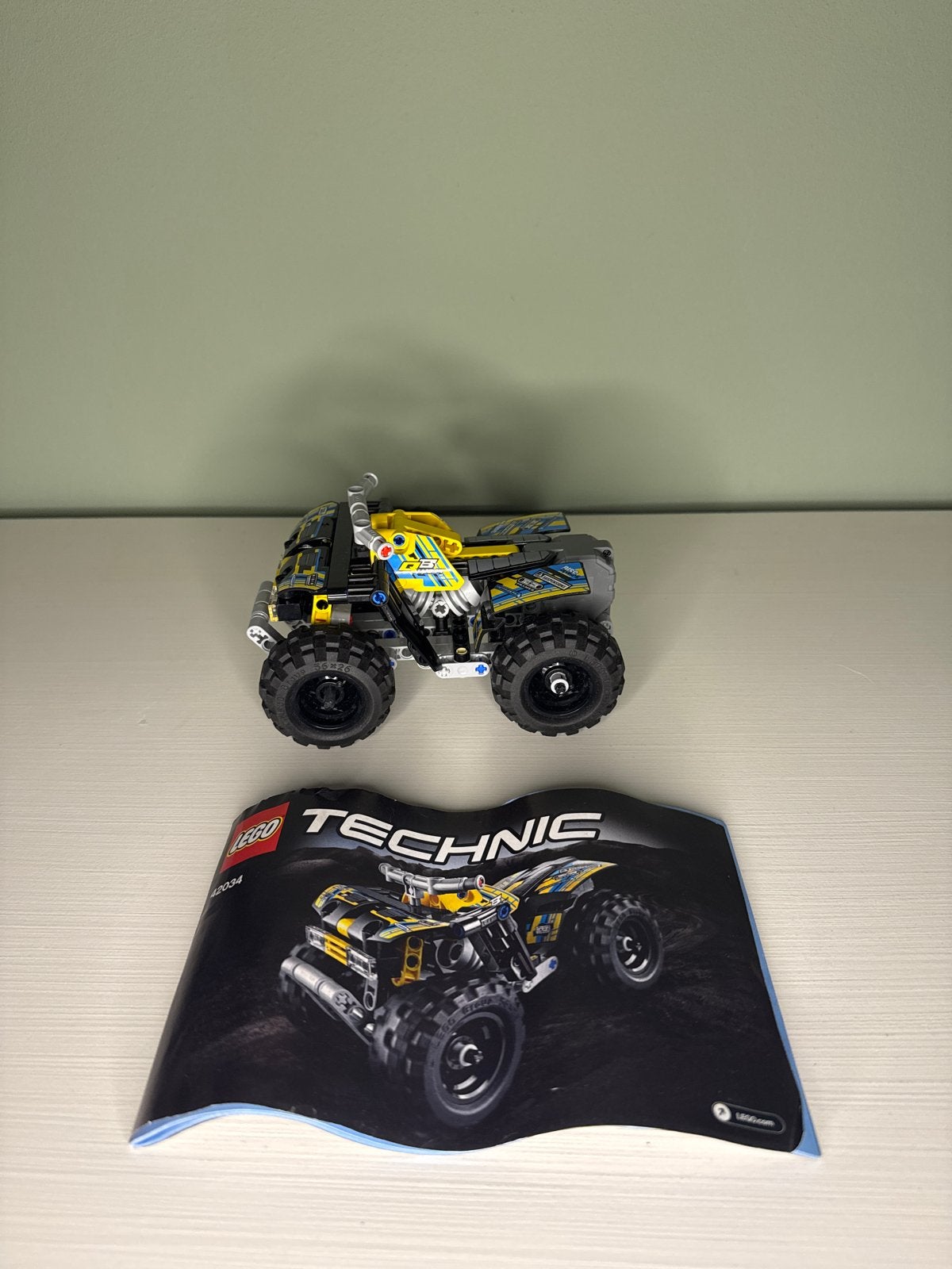 Lego Technic 42034 Quad Bike, Lego, Inclusief instructies, Ophalen of Verzenden, Zo goed als nieuw
