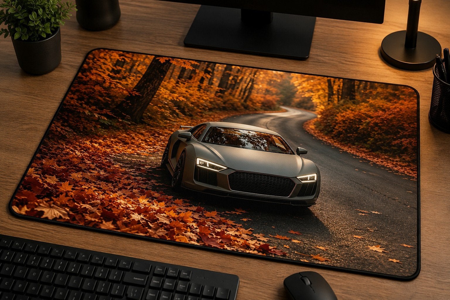 Autumn Drive
De perfecte mix van snelheid en de warme sfe, Computers en Software, Muismatten, Ophalen of Verzenden, Gaming muismat