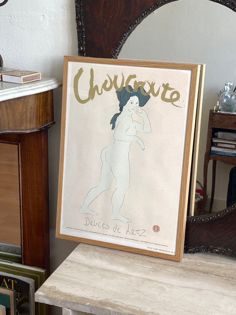 Choucroute Letz framed print, Ophalen, Print, Ingelijst