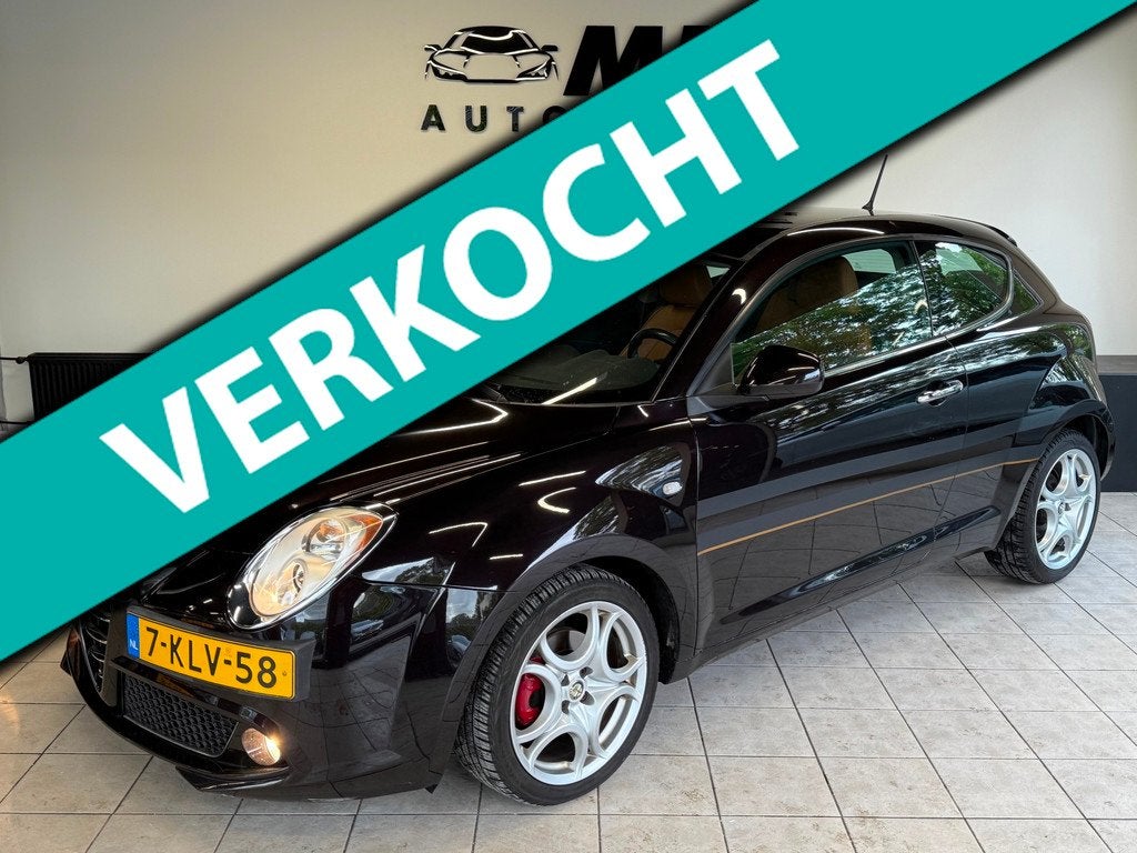 Alfa Romeo MiTo 1.3 JTDm ECO Distinctive 2013 ECC/LEER/LMV!, Auto's, Alfa Romeo, Voorwielaandrijving, Euro 5, 4 cilinders, Zwart