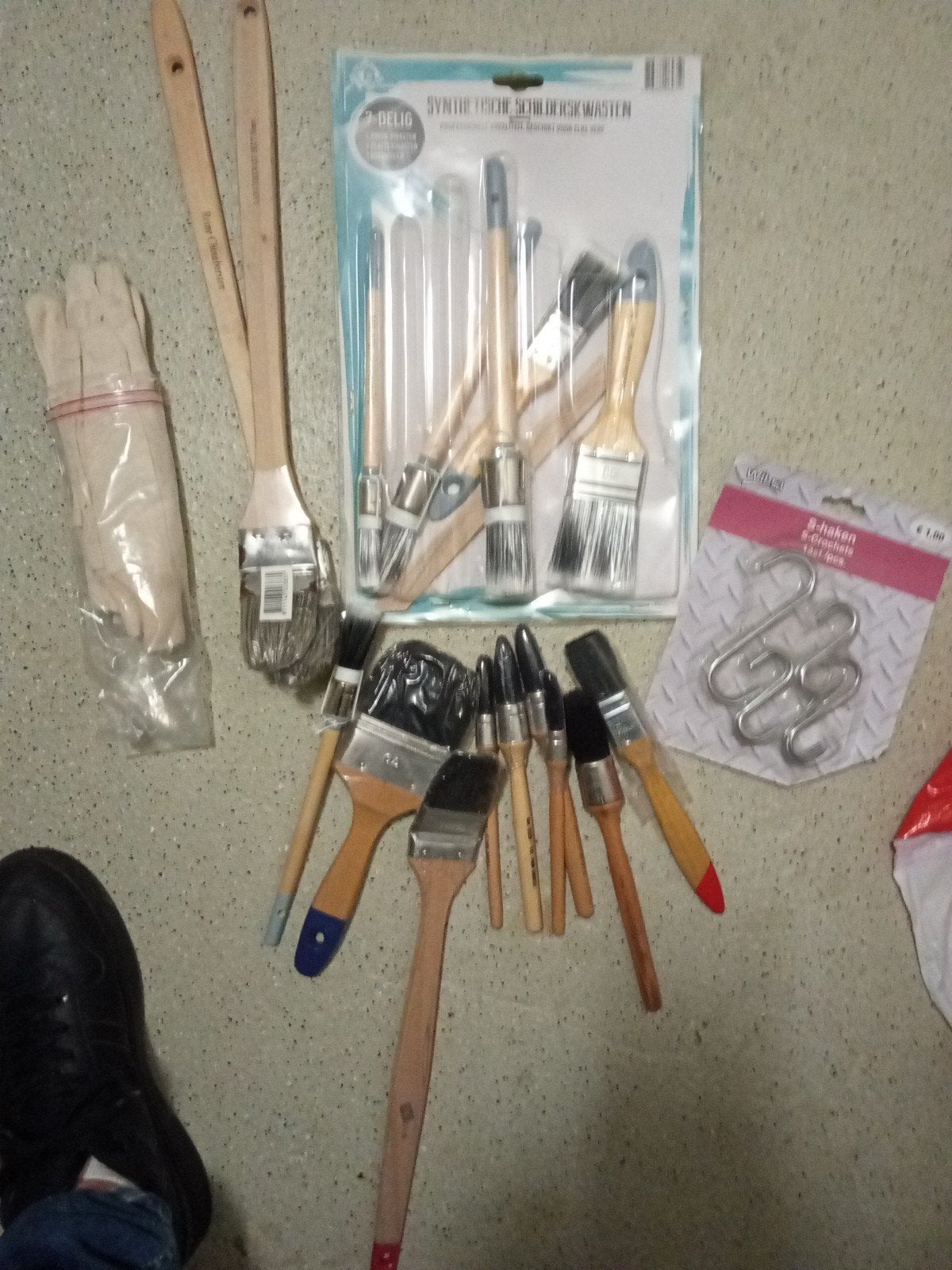 Diverse kwasten en schildersbenodigdheden, Doe-het-zelf en Verbouw, Schildersmaterialen, Ophalen of Verzenden
