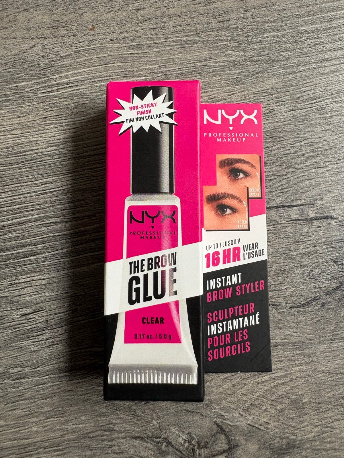 NYX Brow Glue Transparant - Helemaal nieuw, Nieuw, Ophalen of Verzenden, Make-up, Overige kleuren