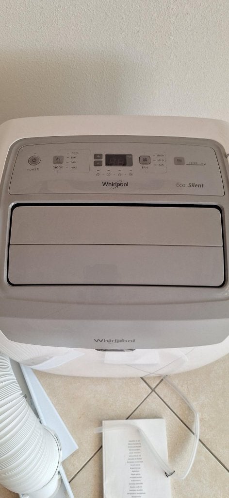Airco Whirlpool eco silent, Witgoed en Apparatuur, Airco's, Zo goed als nieuw, Mobiele airco, Minder dan 60 m³, 3 snelheden of meer