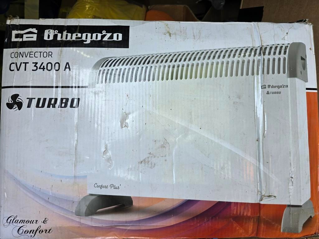 Orbegozo CVT 3400 A Convector Kachel - 2000W Turbo, Doe-het-zelf en Verbouw, Verwarming en Radiatoren, 30 tot 80 cm, Ophalen of Verzenden