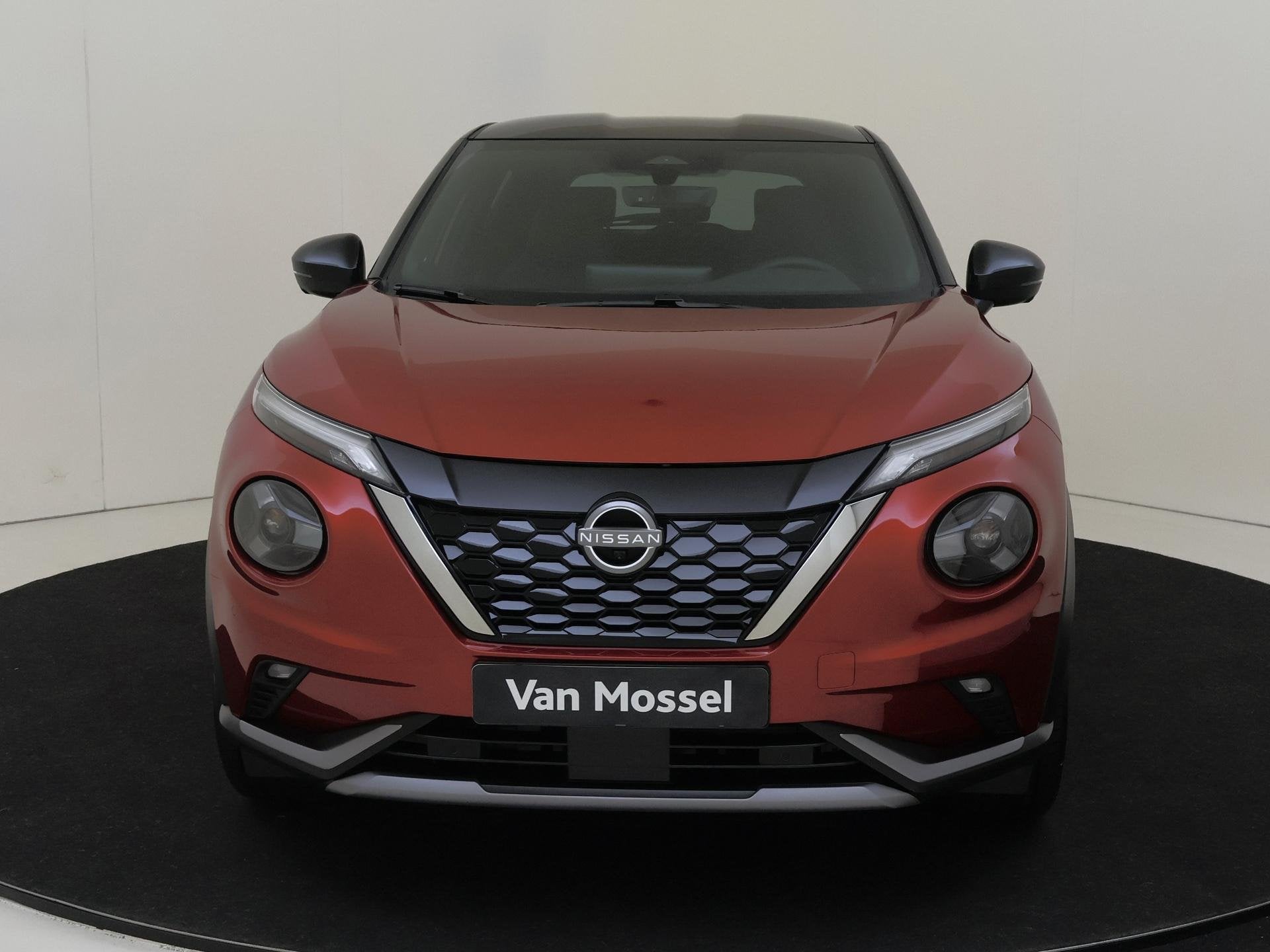 Nissan Juke 1.6 Hybrid N-Design 143PK | Automaat | Navigatie, Auto's, Nissan, Stof, Automatische klimaatregeling, Origineel Nederlands
