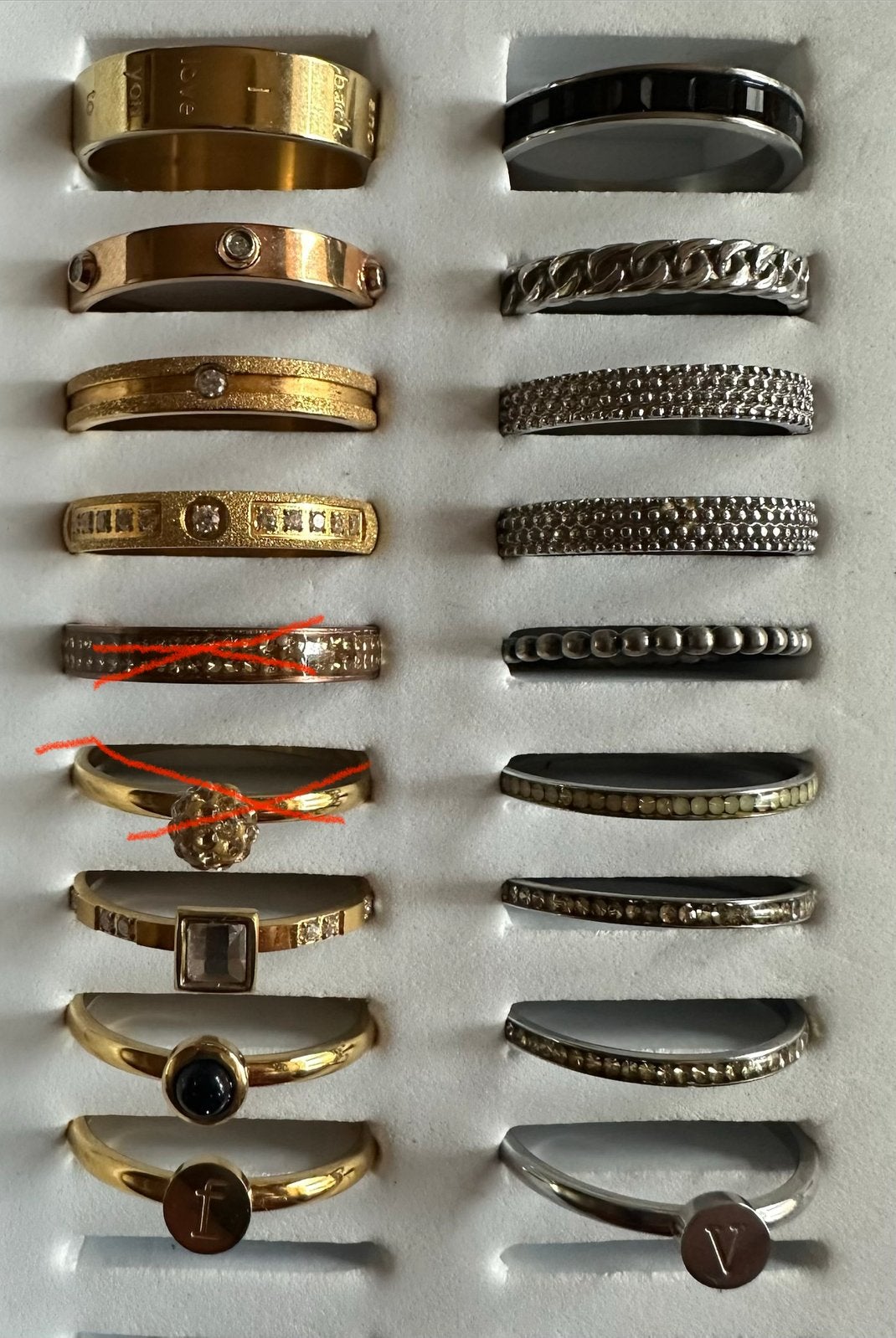 IXXXI vulringen maat 20 NIEUW! €5,00 p/stuk., Sieraden, Tassen en Uiterlijk, Overige kleuren, 20 of groter, IJzer of Staal, Nieuw