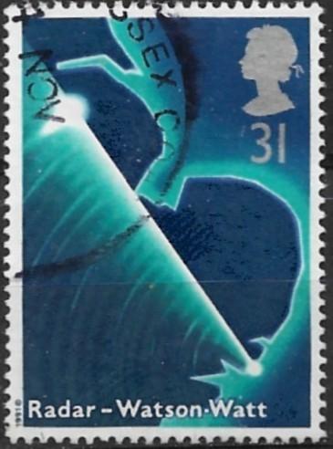 Engeland 1991 mi.1322 UITVINDINGEN nom. 31p, Verzenden, Gestempeld