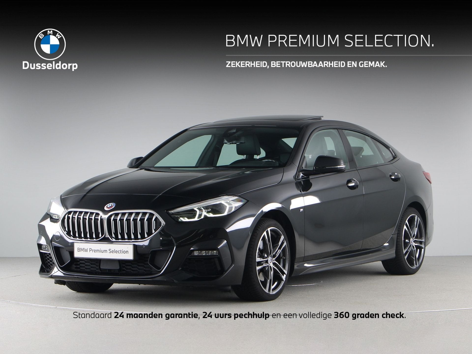 BMW 2 Serie 218i Gran Coupé M-Sport (bj 2022), Auto's, Voorwielaandrijving, Dealer onderhouden, Gebruikt, Met garantie (alle)