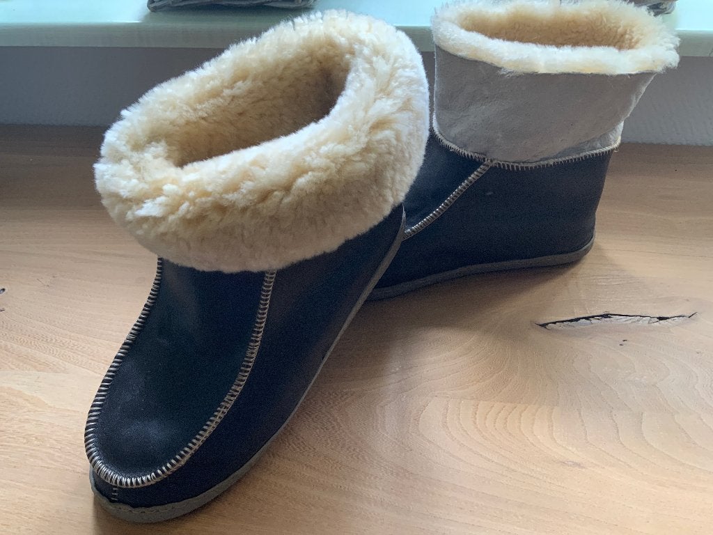 Prachtige leren pantoffels 39, Bruin, Verzenden, Nieuw, Pantoffels of Sloffen