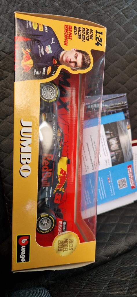 Bburago Red Bull Racing RB15 Max Verstappen 1:24, Ophalen of Verzenden