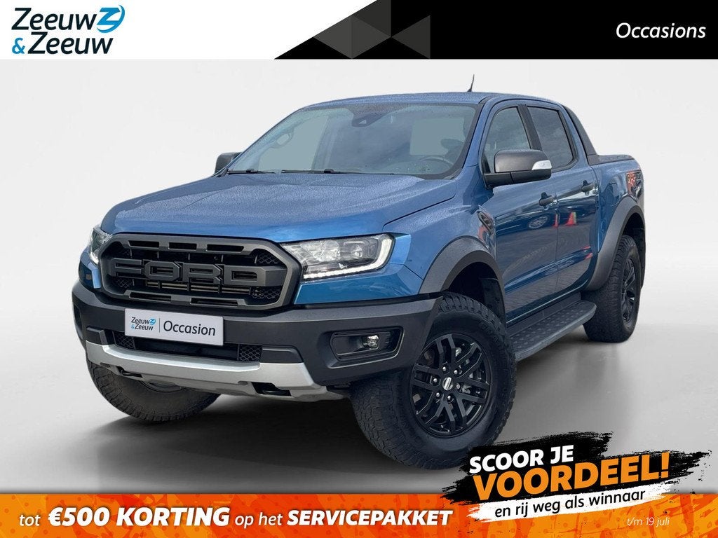 Ford Ranger 2.0 EcoBlue Raptor 4X4 213 pk Automaat | Double, Auto's, Ford, Automaat, Gebruikt, 4 cilinders, Met garantie (alle)