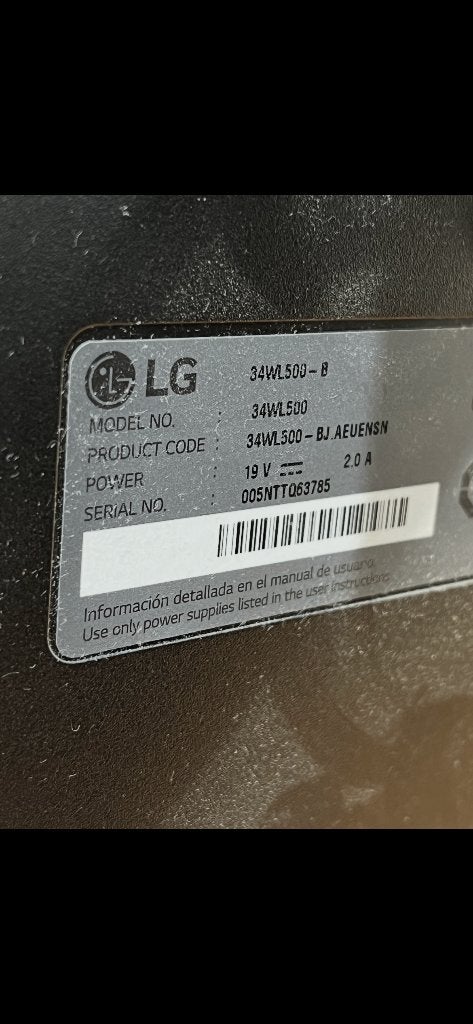 LG 34WL500-B UltraWide Full HD LED monitor, Ophalen, Full HD, Zo goed als nieuw, 61 t/m 100 Hz