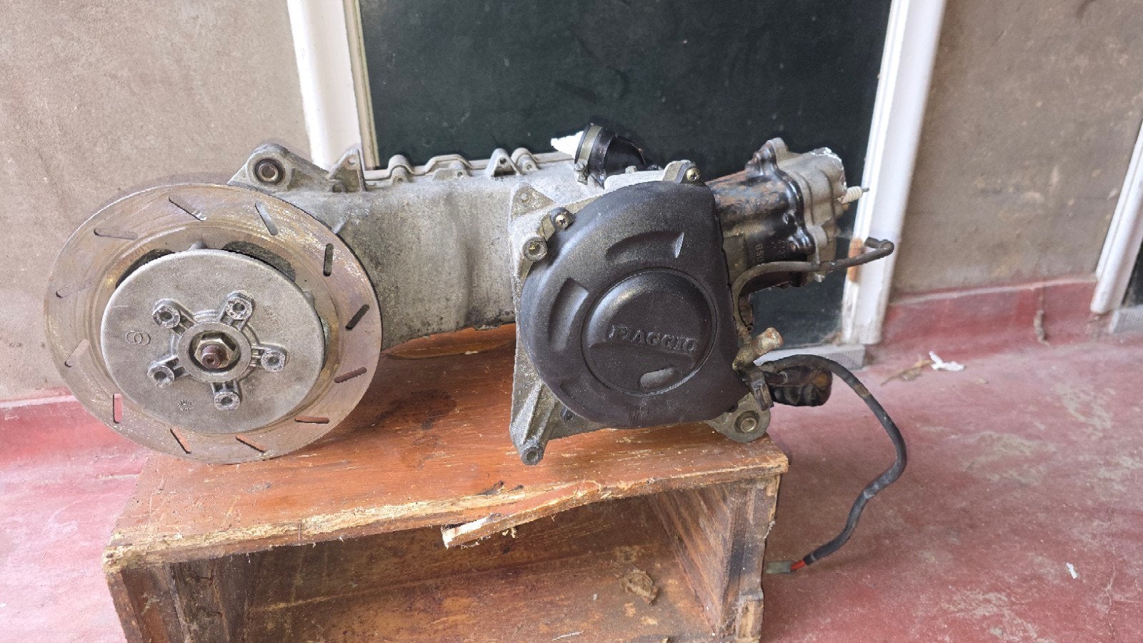 Originele M07 Gilera Runner DD 125cc 2T motorblok, Ophalen of Verzenden, Gebruikt, Blok, Piaggio