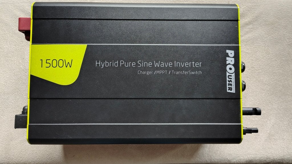 PRO-User PSI1500TX Hybrid Pure Sine Wave Inverter 1500W, Ophalen of Verzenden, Zo goed als nieuw