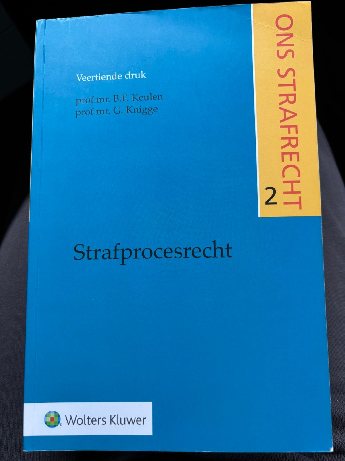 B.F. Keulen - Strafprocesrecht 14e druk, Alpha, B.F. Keulen, Ophalen of Verzenden, WO