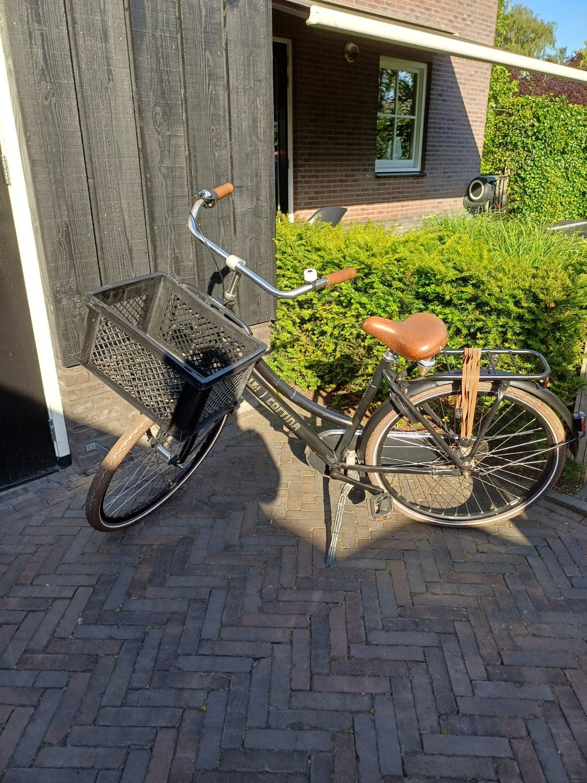 Leuke cortina meisjes fiets 26 inch, Ophalen, Terugtraprem, Gebruikt, Cortina U4 transportfiets