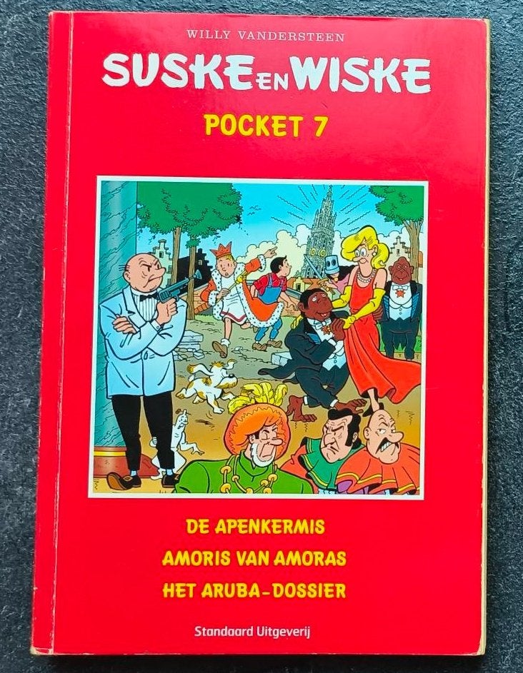 Suske & Wiske pocket nr.7, Willy Vandersteen, Eén stripboek, Ophalen of Verzenden, Zo goed als nieuw