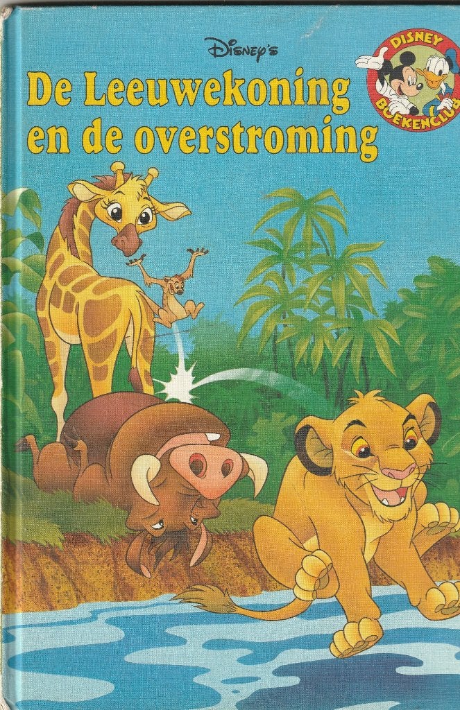 De leeuwekoning en de overstroming walt disney jaren 70 boek, Boeken, Ophalen of Verzenden, Gelezen, Fictie algemeen