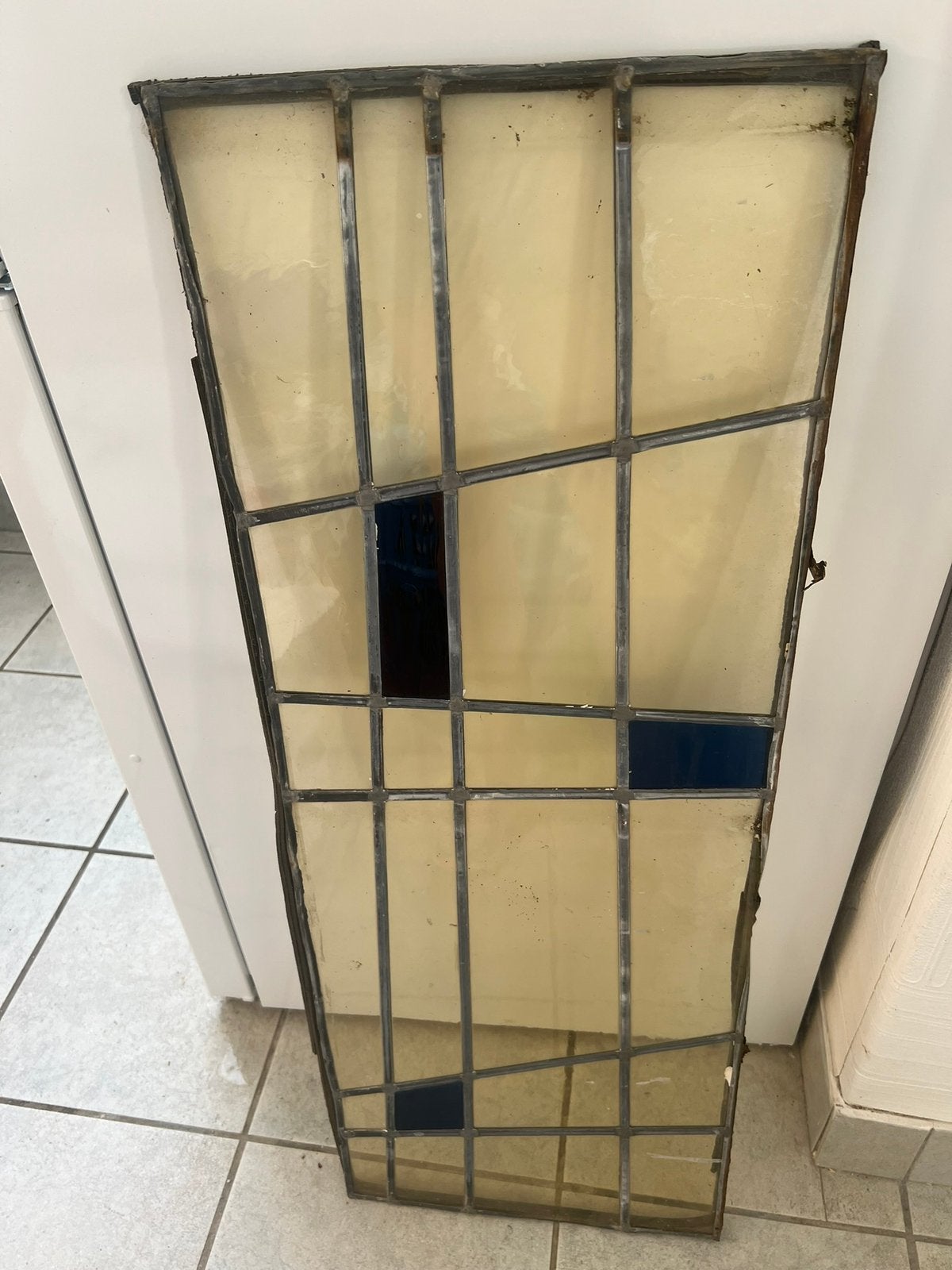 Glas in lood, Doe-het-zelf en Verbouw, Glas en Ramen, Ophalen, Gebruikt