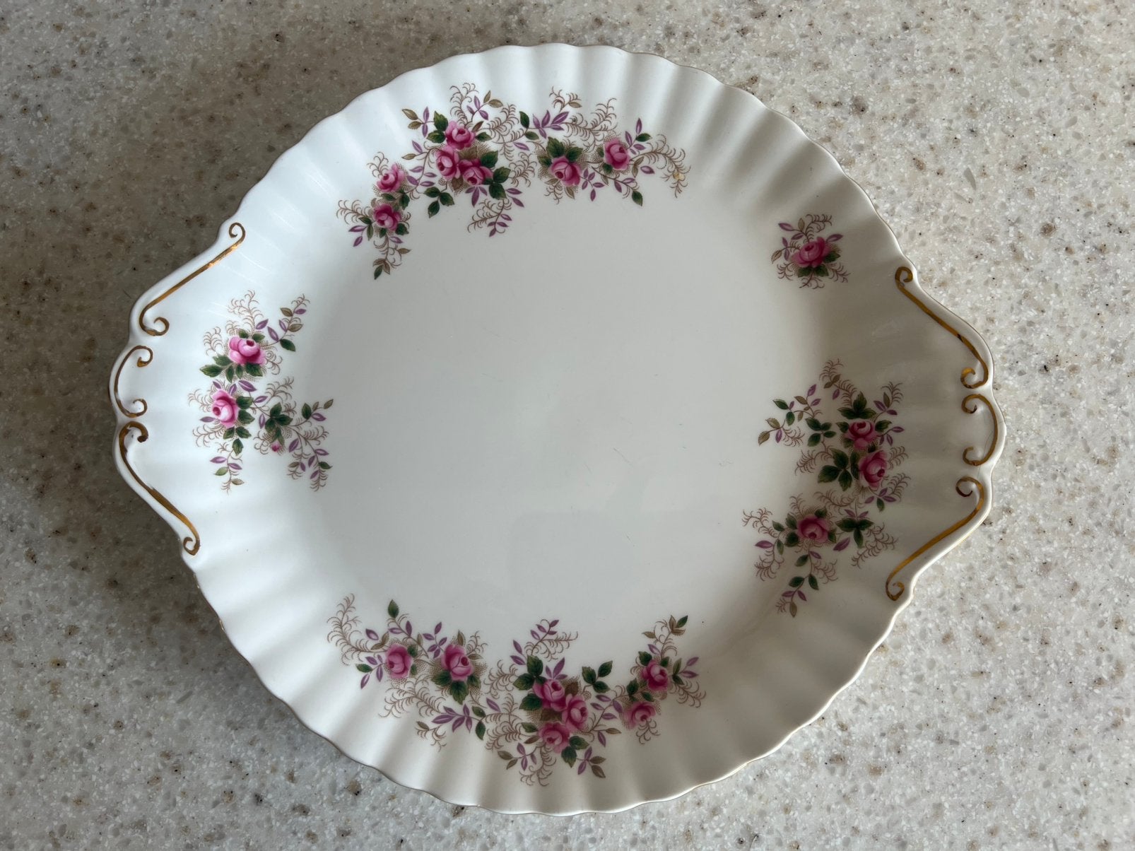 Royal Albert Lavender Rose taartschaal klein, Verzenden