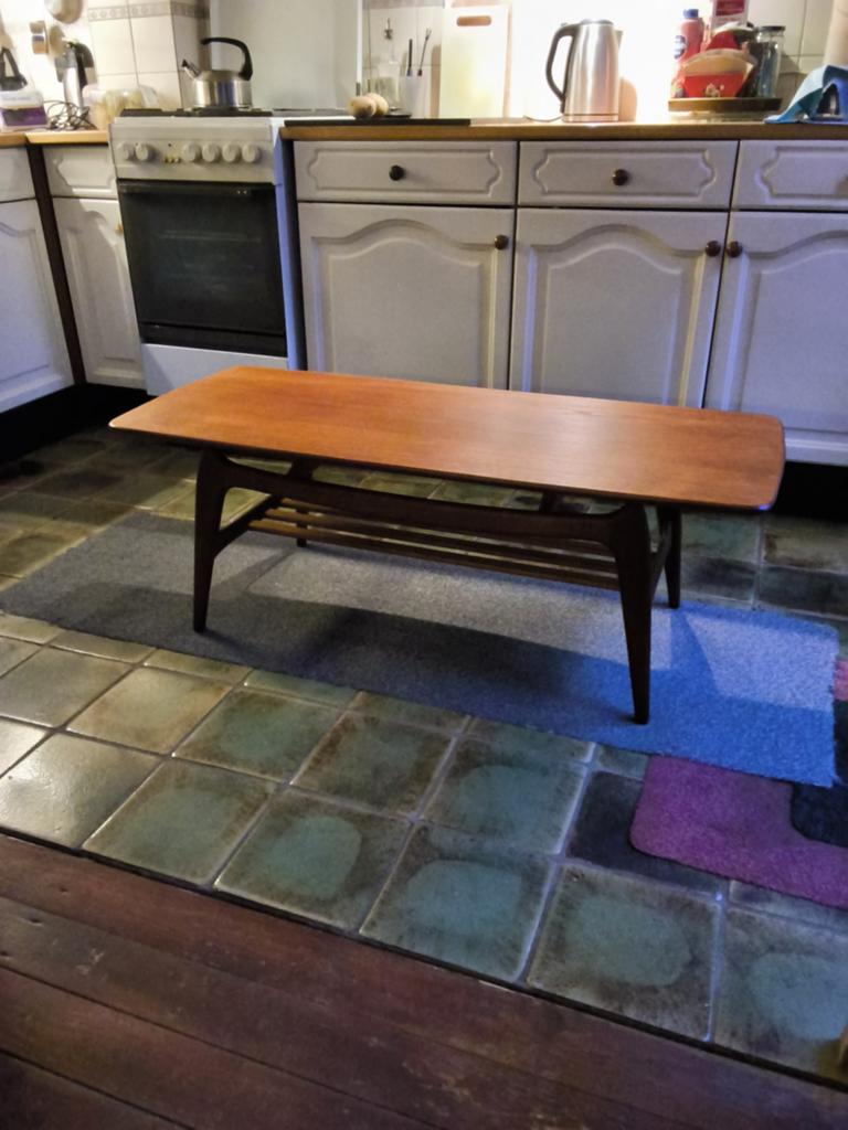 Salontafel Louis van Teeffelen, Huis en Inrichting, Tafels | Salontafels, Ophalen, 100 tot 150 cm, 50 tot 100 cm, Zo goed als nieuw