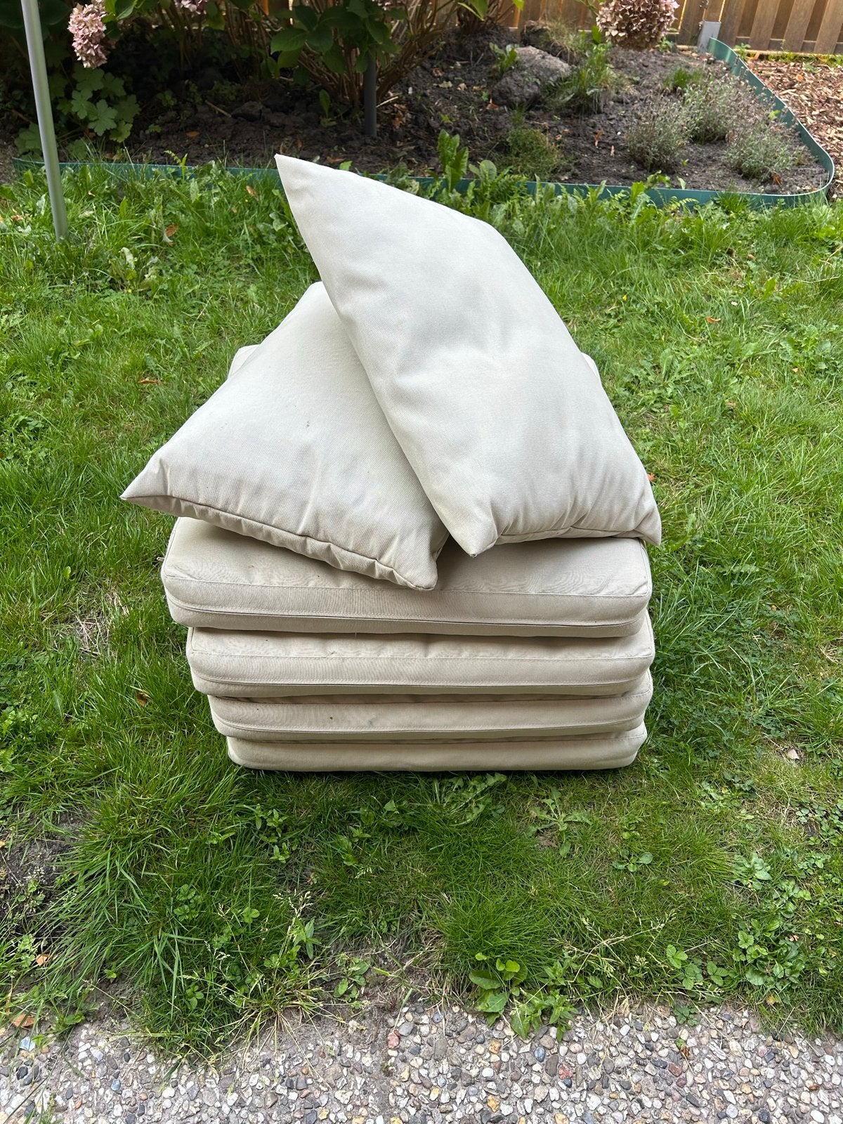 IKEA HÅLLÖ buitenkussens (Nu FRÖSÖN/DUVHOLMEN), Ophalen, Gebruikt