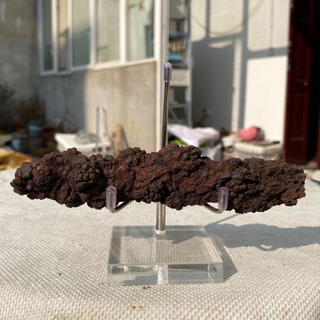 Dinosauruspoep COPROLITE, GROOT STUK, EYE CATCHER (Z), Ophalen of Verzenden, Fossiel