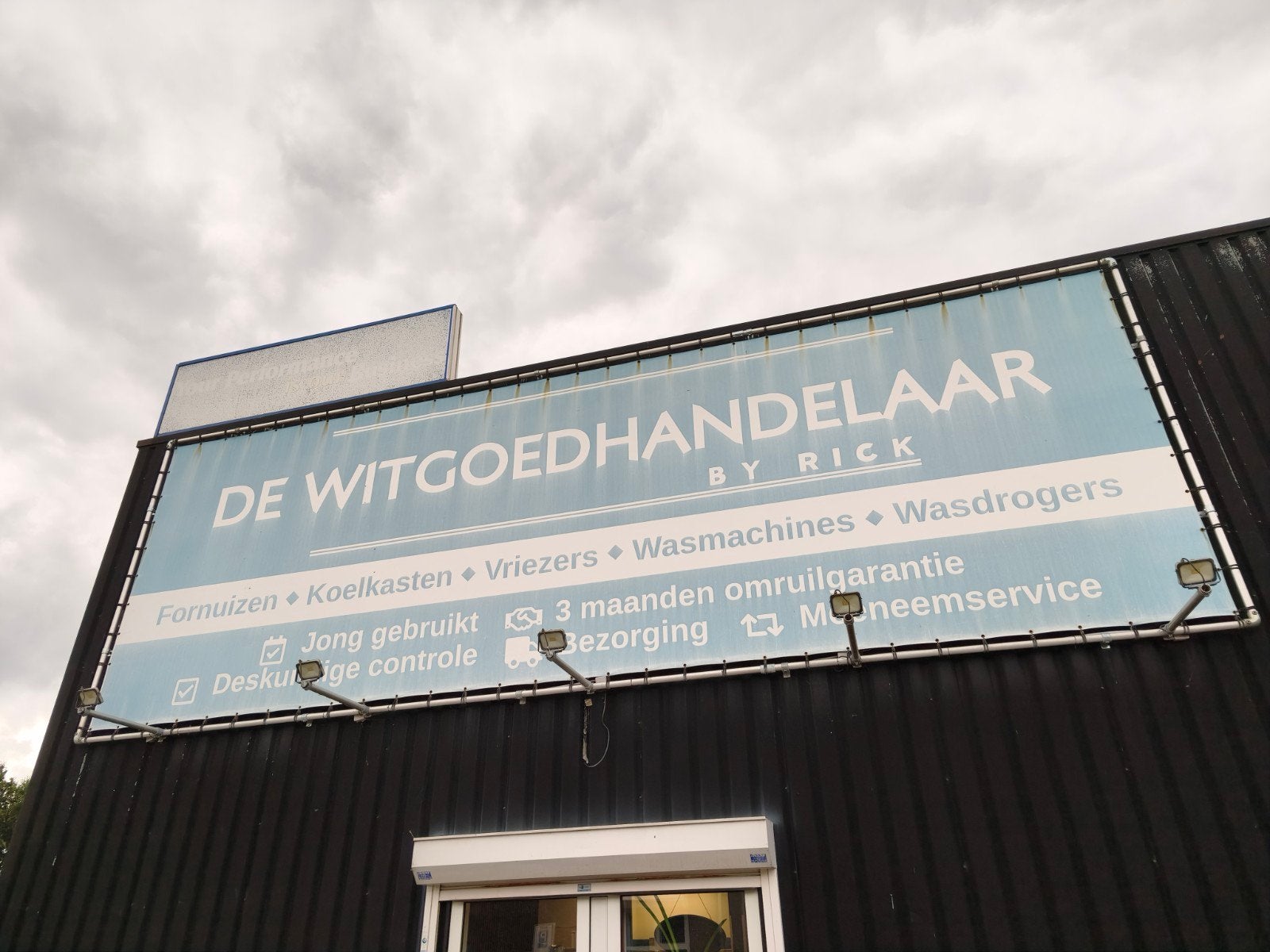Reclame Spandoek Frames inclusief verlichting (exclusief doe, Ophalen, Gebruikt, Reclamebord
