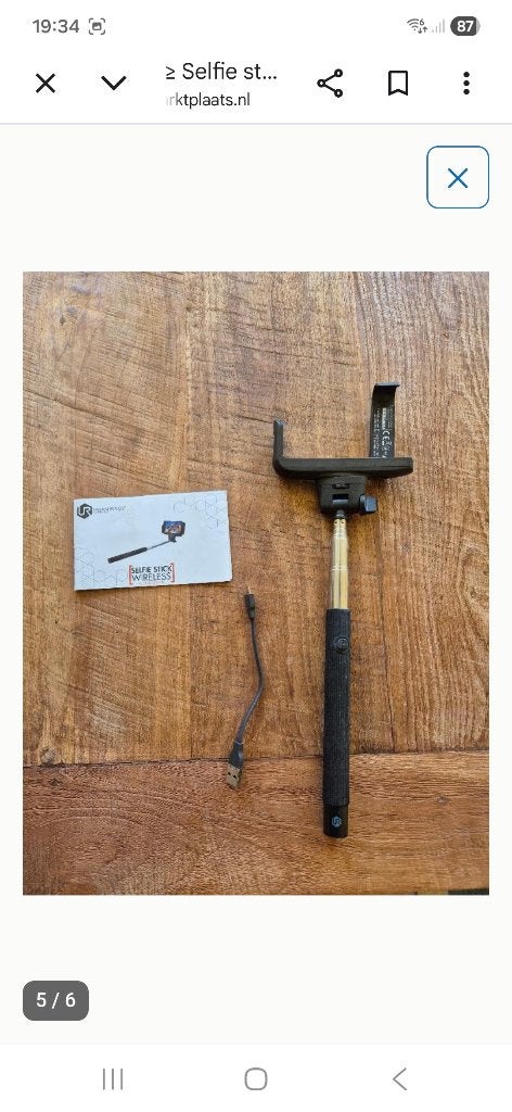Selfie stick, Ophalen of Verzenden, Zo goed als nieuw, Driepoot