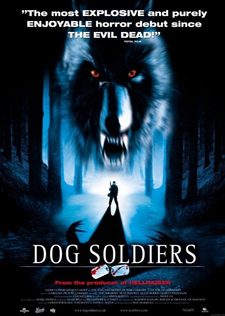 DVD - Dog soldiers (2002), Vanaf 16 jaar, Ophalen of Verzenden, Zo goed als nieuw, Weerwolven