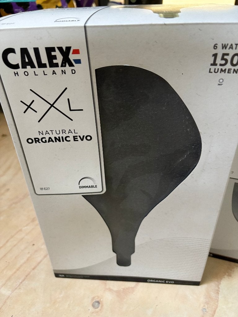 Calex Organic Evo XXL lamp, Ophalen, Led-lamp, Dimbaar, E27 (groot)