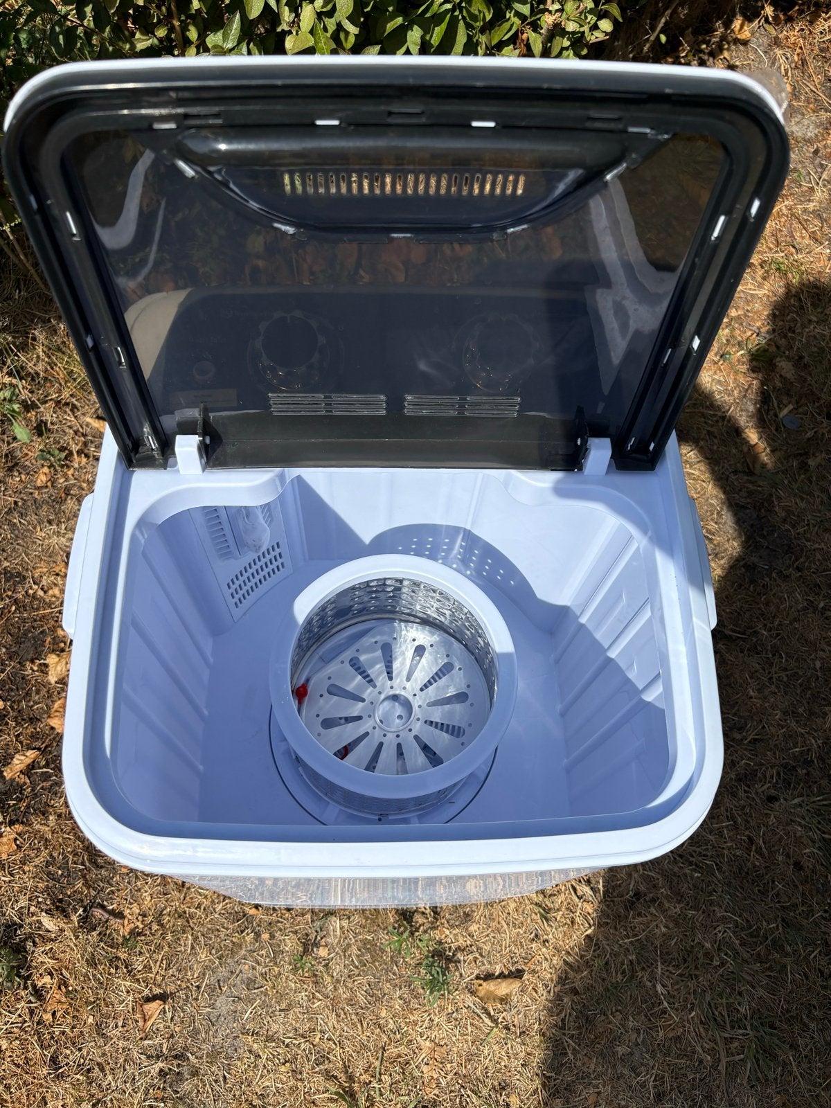 Campingwasmachine, Minder dan 1200 toeren, Minder dan 85 cm, Minder dan 4 kg, Bovenlader