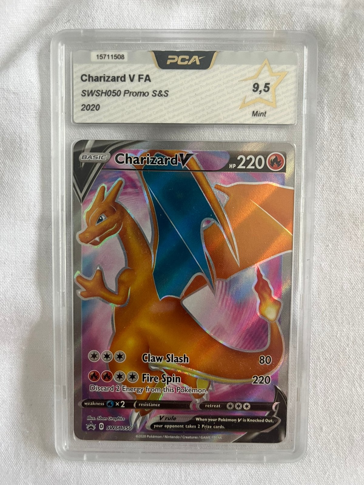 Charizard PCA 9,5, Ophalen of Verzenden, Zo goed als nieuw