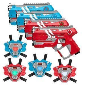 Te huur lasergame Pistolen en Vesten voor feestjes, Hobby en Vrije tijd, Feestartikelen | Verhuur, Gebruikt, Overige, Ophalen