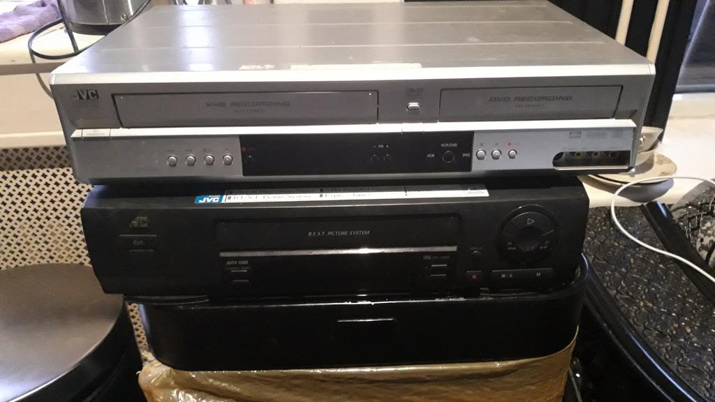 JVC en Daewoo VHS-spelers - Set van 3, Ophalen of Verzenden, Gebruikt, VHS-speler of -recorder