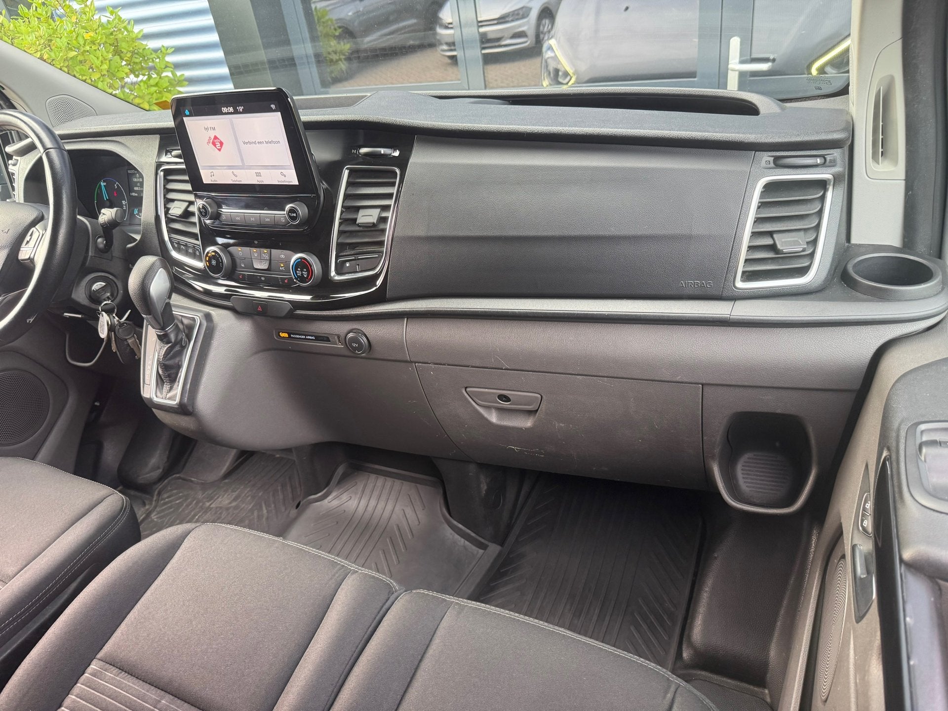 Ford Transit Custom 340 1.0 EcoBoost L1H1 PHEV AUTOMAAT|CAME, Stof, Gebruikt, 2102 kg, 996 cc