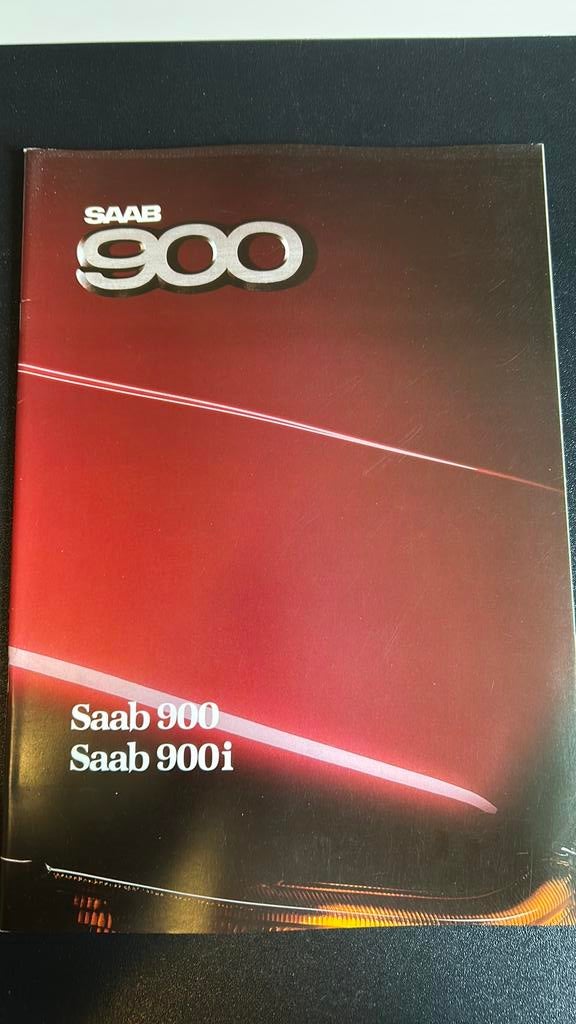 Saab 900 classic folder 1986, Ophalen of Verzenden, Zo goed als nieuw, Overige merken