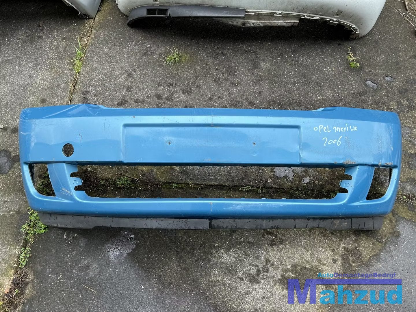 OPEL MERIVA A blauw voorbumper 2003-2010, Gebruikt, Voor, Opel Automobile GmbH, Ophalen of Verzenden