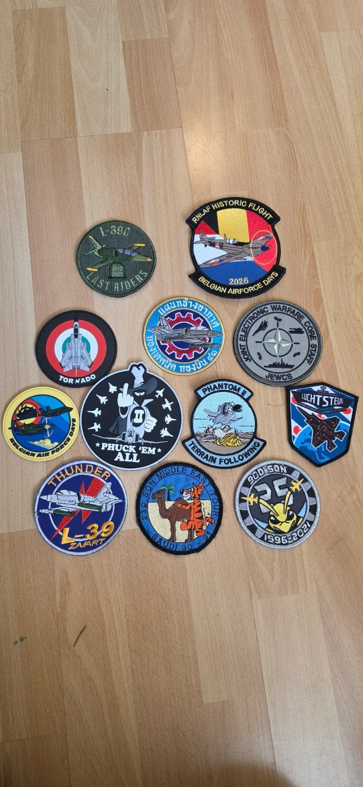 verzameling patches, Ophalen of Verzenden, Luchtmacht, Nederland, Embleem of Badge