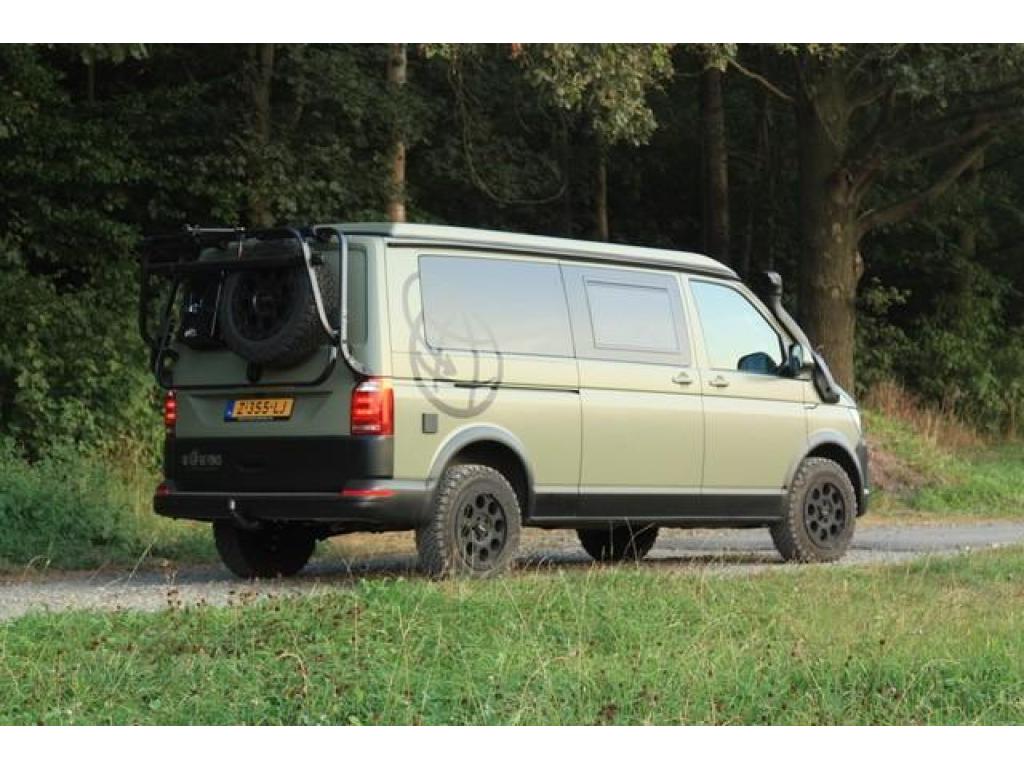 Volkswagen Transporter T6 Overland Camper 4x4 offroad Autom., Caravans en Kamperen, Campers, Automaat, Chemisch toilet, Buscamper of Camperbus