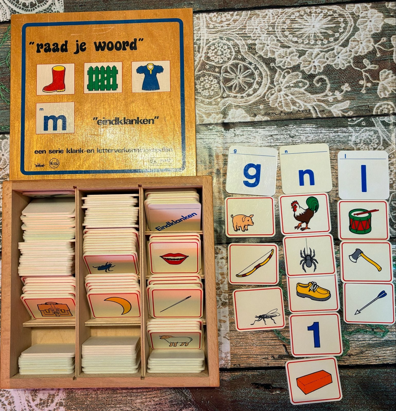 Rolf Originals Raad je Woord 3 Eindklanken Educatief Spel, Kinderen en Baby's, Speelgoed | Educatief en Creatief, Ophalen of Verzenden
