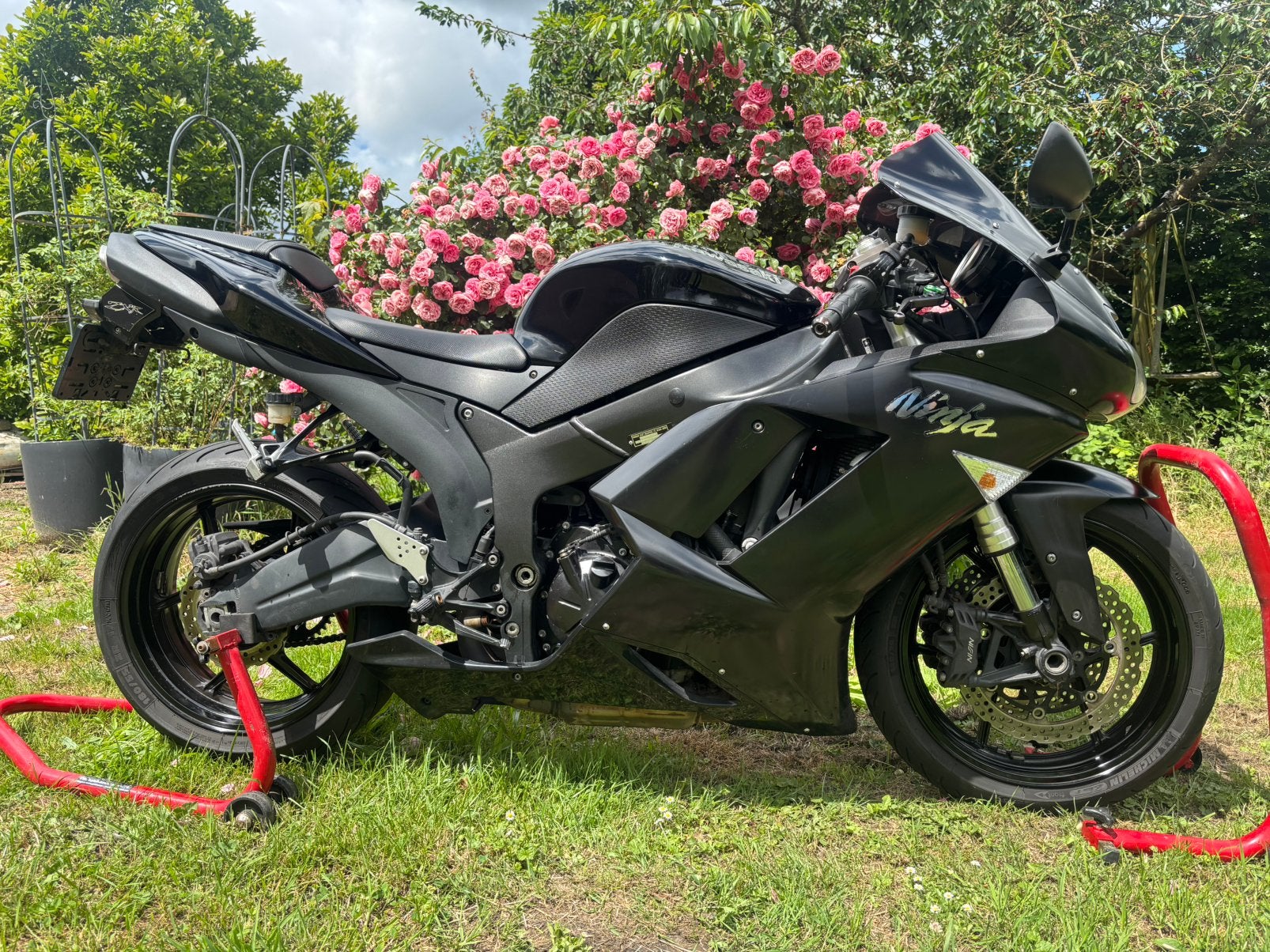 Kawasaki Ninja ZX-6R Super Sport- Sportieve motorfiets, Ophalen, Gebruikt